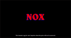 Desktop Screenshot of nox.com